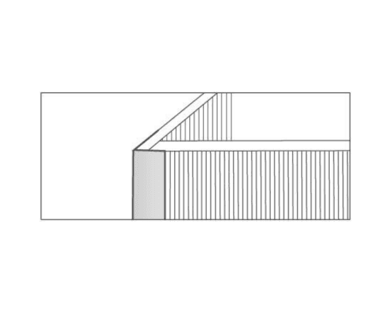 Remate esquinero exterior