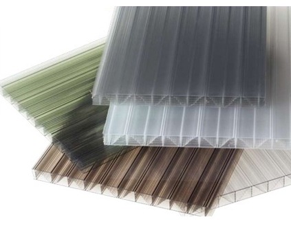 Ironlux - Plancha de policarbonato celular compacto - Placa policarbonato  transparente 10 mm - Plancha de policarbonato 500 x 525 mm - Protección UV