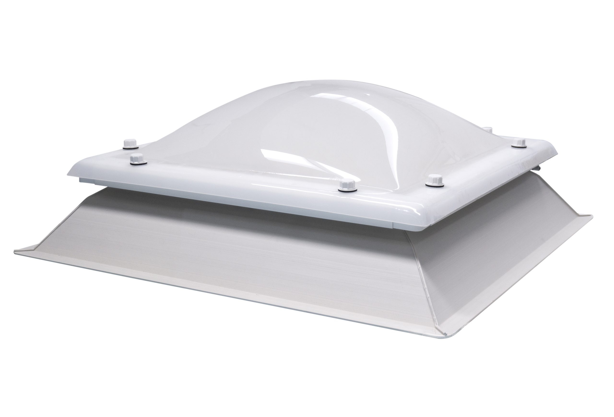 Ironlux - Cúpula Blanco Opal para Claraboya techo Cuadrada - Incluye  Juntas, Fijaciones y Accesorios de Montaje - Tragaluz - Fabricada en  Metacrilato