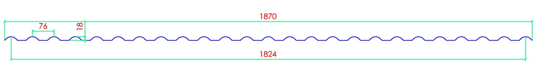 policarbonato omega 1870 ironlux